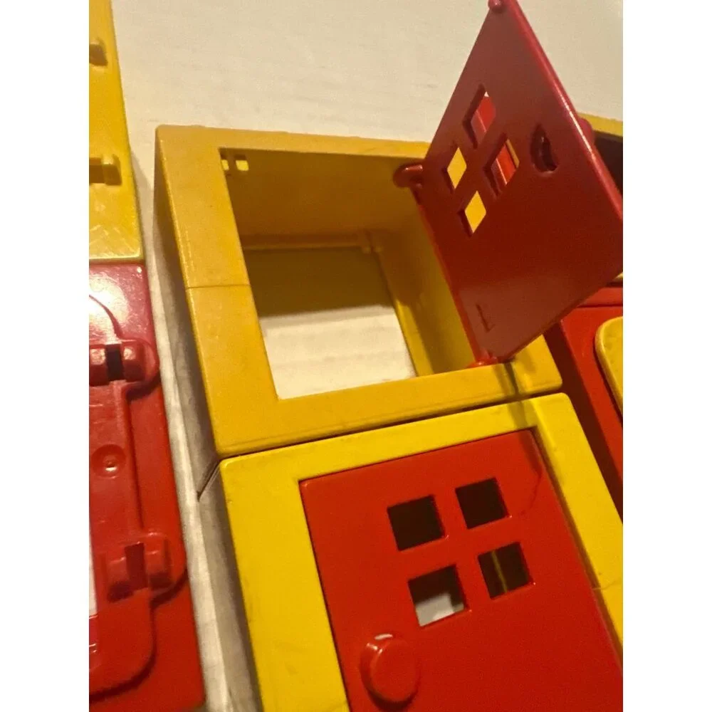 Vintage Lego Duplo 18 Window &‎ Door Pieces Assorted Lot taxi camping